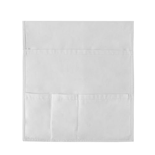 Anulely Armlehnen-Organizer – Couch-Fernbedienungshalter, rutschfester Canvas-Couch-Fernbedienungshalter mit 5 Taschen für Handy-Fernbedienung von Anulely