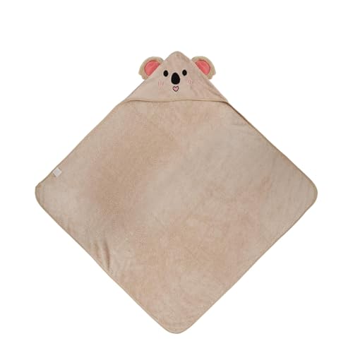 Anulely Baby-Duschtuch, Kinder-Duschtuch, ultra-saugfähiger Bademantel, weiches Korallen-Fleece, Koala-Kapuzen-Bademantel, Baby-Duschtuch für Mädchen und Jungen von Anulely