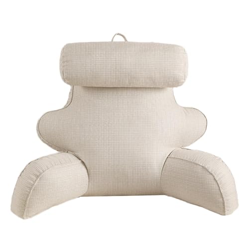 Anulely Bettruhe Lesekissen – Rückenstütze zum Sitzen – Bettkissen, Kissen mit Handgelenkstütze, langes Kissen Bett, Nackenstütze, praktischer Griff zum Lesen, Arbeiten Anulely Bettruhe Lesekissen – Rückenstütze zum Sitzen – Bettkissen, Kissen mit Handgelenkstütze, langes Kissen Bett, Nackenstütze, praktischer Griff zum Lesen, Arbeiten von Anulely
