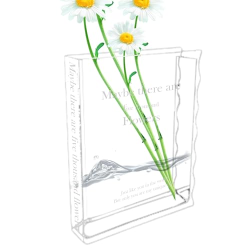 Anulely Blumenbuchvase, einzigartige Vase für Buchliebhaber, ästhetische Raumdekoration, niedliche Blumenvase und Must-Have für Zuhause, Bücherregal, Schlafzimmer-Dekor Anulely Blumenbuchvase, einzigartige Vase für Buchliebhaber, ästhetische Raumdekoration, niedliche Blumenvase und Must-Have für Zuhause, Bücherregal, Schlafzimmer-Dekor von Anulely