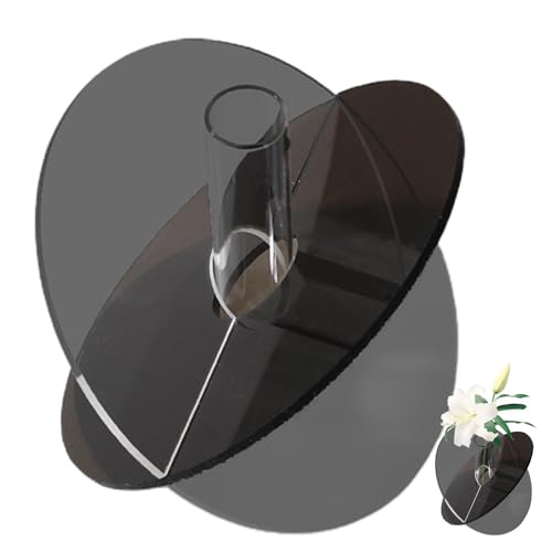 Anulely Blumenvase, Tafelaufsatz für Esstisch, Acrylvasen, Heimdekoration, hochfest, floraler Tafelaufsatz für den Tisch von Anulely