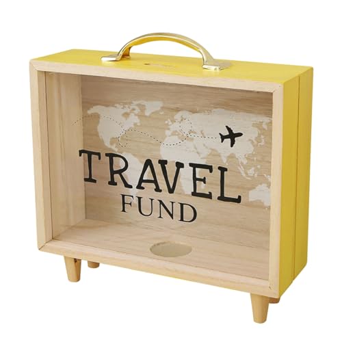 Anulely Box, personalisierbare Reiseticket-Sammelbox, transparente Andenken-Display-Box, Urlaubs-Andenken-Ticket-Box, Abenteuerticket-Box Anulely Box, personalisierbare Reiseticket-Sammelbox, transparente Andenken-Display-Box, Urlaubs-Andenken-Ticket-Box, Abenteuerticket-Box von Anulely