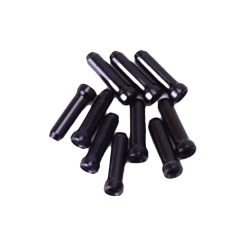 Bremskappen – Kabelschutzkappen – Kabelend-Crimps, Bremskabelabdeckungs-Endspitzen, Aluminiumlegierung, Kabelführungsersatz, Bremsspitzen, 10 Stück Bremskappen – Kabelschutzkappen – Kabelend-Crimps, Bremskabelabdeckungs-Endspitzen, Aluminiumlegierung, Kabelführungsersatz, Bremsspitzen, 10 Stück von Anulely