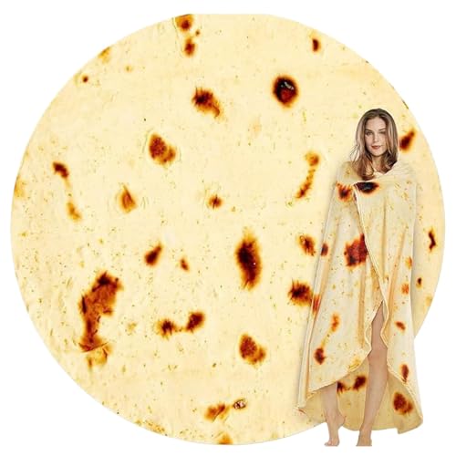 Anulely Burrito Decke für Erwachsene, doppelseitige Flanell-Fleecedecke, Lebensmittel-Überwurfdecke, weiche Überwurfdecke, bequeme Plüsch-Überwurfdecken für Zuhause, Reisen, Strand Anulely Burrito Decke für Erwachsene, doppelseitige Flanell-Fleecedecke, Lebensmittel-Überwurfdecke, weiche Überwurfdecke, bequeme Plüsch-Überwurfdecken für Zuhause, Reisen, Strand von Anulely