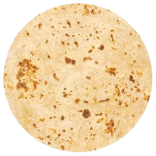 Anulely Burrito Kinderdecke, doppelseitig, Lebensmittel-Überwurfdecke, Flanell-Überwurfdecke, weiche Überwurfdecke, bequeme Plüsch-Überwurfdecken für Zuhause, Reisen, Strand von Anulely