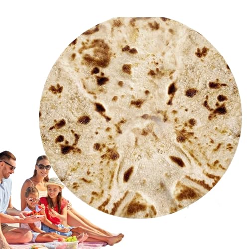 Anulely Burrito Überwurfdecke, doppelseitig, für Lebensmittel, Flanell, weiche Überwurfdecke, bequeme Plüsch-Überwurfdecke für Zuhause, Reisen, Strand Anulely Burrito Überwurfdecke, doppelseitig, für Lebensmittel, Flanell, weiche Überwurfdecke, bequeme Plüsch-Überwurfdecke für Zuhause, Reisen, Strand von Anulely