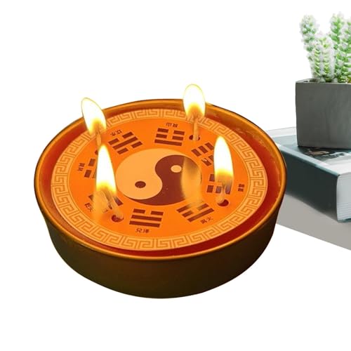 Anulely Chinese Candles | Kreative chinesische Tai Chi Duftkerzen | Meditationskerze, Happy Birthday Kerze, dekorative handgefertigte Kerzenkunst für Schlafzimmer von Anulely