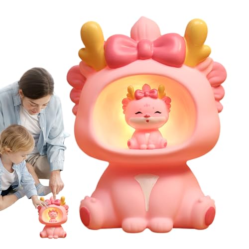 Anulely Chinesische Drachenbank, 2024 chinesische niedliche 2-in-1-Drachenlampe, Figurenbank, Glücksdrache, chinesischer Drache, Spardose Anulely Chinesische Drachenbank, 2024 chinesische niedliche 2-in-1-Drachenlampe, Figurenbank, Glücksdrache, chinesischer Drache, Spardose von Anulely