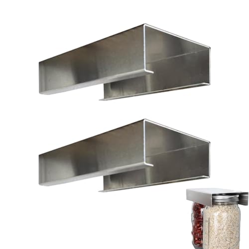 Anulely Einmachglas-Aufbewahrungs-Organizer, Einmachglas-Halter, Küchen-Maurergläser, einzigartiger Glashalter, platzsparendes Design für Esszimmer, Kantinen von Anulely