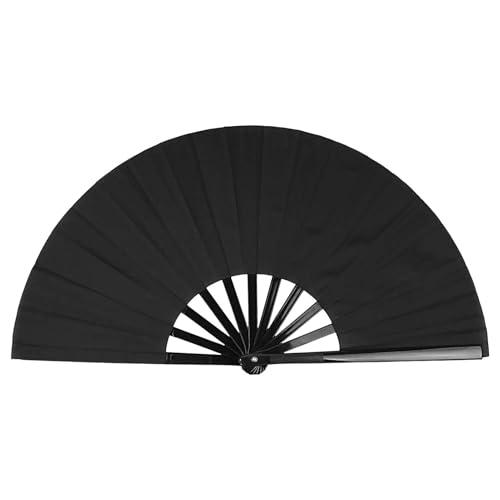 Anulely Faltbarer Seidenfächer aus Seide, Vintage-Stil, für Damen und Herren, Kung-Fu-Performance, Handfächer, glatte Aktion, Seidenfächer für Tanz, Hochzeit, Theater, Bühne Anulely Faltbarer Seidenfächer aus Seide, Vintage-Stil, für Damen und Herren, Kung-Fu-Performance, Handfächer, glatte Aktion, Seidenfächer für Tanz, Hochzeit, Theater, Bühne von Anulely