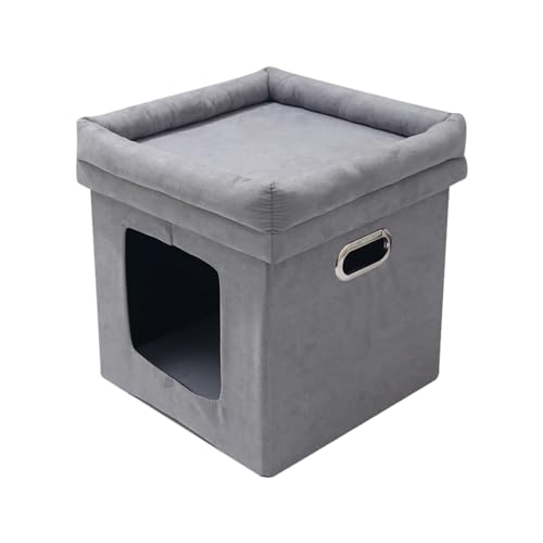 Faltbares Katzenhaus – Katzenwürfel, abnehmbares, wasserdichtes Katzenhaus für mehrere Haustiere und große Katzen von Anulely