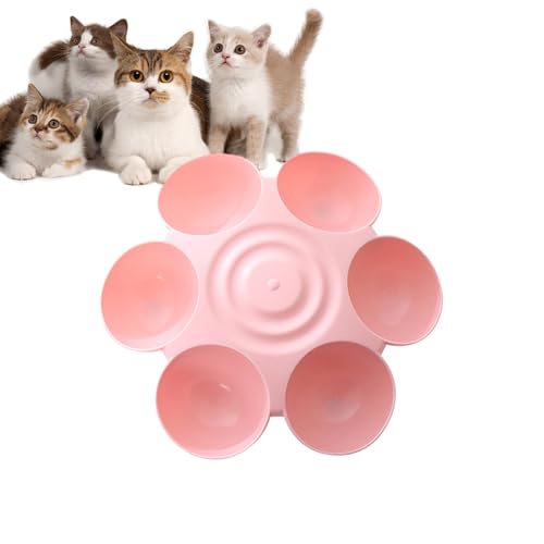 Futternapf in Blumenform | Katzenfutterschalen mit 6 Katzennäpfen – Blumenförmige Katzenfutter-Wassernäpfe, Multi-Katzen-Futterspender fördert eine bessere Verdauung Futternapf in Blumenform | Katzenfutterschalen mit 6 Katzennäpfen – Blumenförmige Katzenfutter-Wassernäpfe, Multi-Katzen-Futterspender fördert eine bessere Verdauung von Anulely