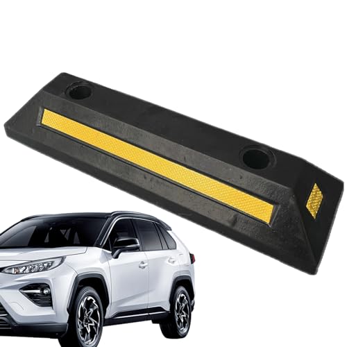 Anulely Garagenstopper zum Einparken – Robuste Einparkhilfe für die Garage mit gelbem Reflexband | Parkgeräte für PKW LKW schützt Auto- und Garagenwände Anulely Garagenstopper zum Einparken – Robuste Einparkhilfe für die Garage mit gelbem Reflexband | Parkgeräte für PKW LKW schützt Auto- und Garagenwände von Anulely