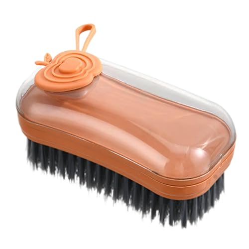 Anulely Geschirrschrubber mit Seifenspender, sichere Spülbürste, Küchenschrubber, multifunktionale Spülbürste, Schuhbürsten für Kleidung, Geschirr Anulely Geschirrschrubber mit Seifenspender, sichere Spülbürste, Küchenschrubber, multifunktionale Spülbürste, Schuhbürsten für Kleidung, Geschirr von Anulely