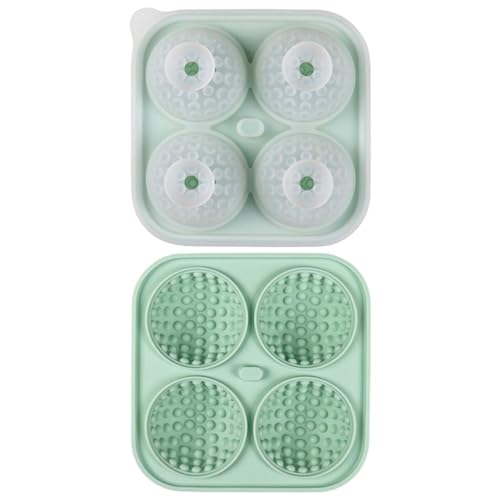 Anulely Golfball-Eisform, Golftablett, lustige Silikon-Formen, Whiskey-Eisform, Golf-Formen, Silikon-Whiskey-Eisbereiter, kreative runde Formen mit 4 Mulden Anulely Golfball-Eisform, Golftablett, lustige Silikon-Formen, Whiskey-Eisform, Golf-Formen, Silikon-Whiskey-Eisbereiter, kreative runde Formen mit 4 Mulden von Anulely