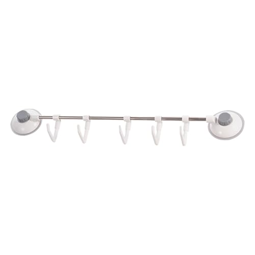 Anulely Hakenleiste | Keine Reihenhaken – Wandhaken mit 5 beweglichen Haken, Wandmontage, Reihenhaken für Kleidung Anulely Hakenleiste | Keine Reihenhaken – Wandhaken mit 5 beweglichen Haken, Wandmontage, Reihenhaken für Kleidung von Anulely
