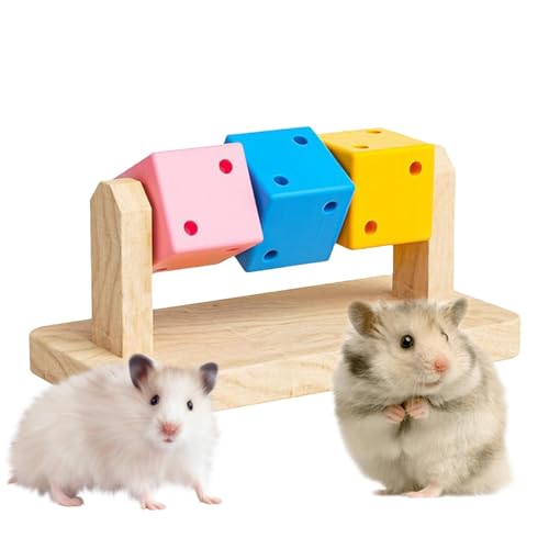 Anulely Hamster-Holzblöcke | Hamster-Anreicherungsspielzeug, bisssicher, Handwerkskunst, natürliches Hamster-Kauspielzeug für kleine Haustiere, Chinchillas, Kaninchen Anulely Hamster-Holzblöcke | Hamster-Anreicherungsspielzeug, bisssicher, Handwerkskunst, natürliches Hamster-Kauspielzeug für kleine Haustiere, Chinchillas, Kaninchen von Anulely