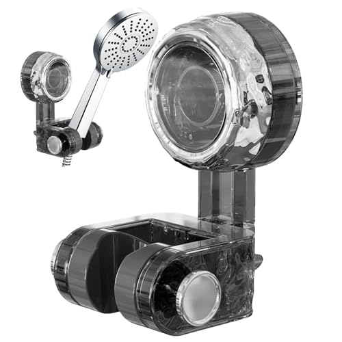 Anulely Handbrause Halterung – verstellbarer Winkel Duschkopfhalter | Duschkopfhalter einfache Badezimmer-Installation & Montagesets von Anulely