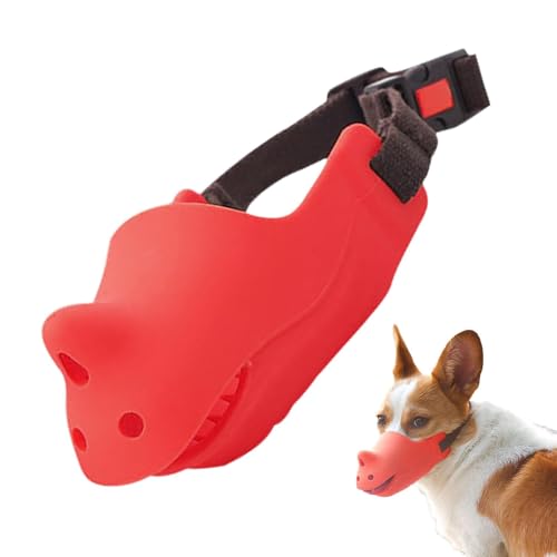 Maulkorb für Hunde, kein Bellen, Silikon-Mundschutz – Bequeme Mundabdeckung, kein Bellen, Maulkorb für kleine, mittelgroße und große Hunde von Anulely