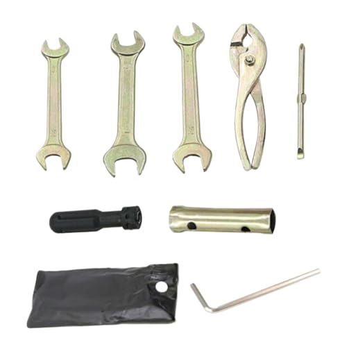 Anulely Motorrad-Zündkerzensteckschlüssel-Set, Roller-Reparatur-Werkzeug-Set, Motorrad-Zündkerzen-Steckschlüssel-Zange mit Aufbewahrungstasche für professionelle Wirkung von Anulely