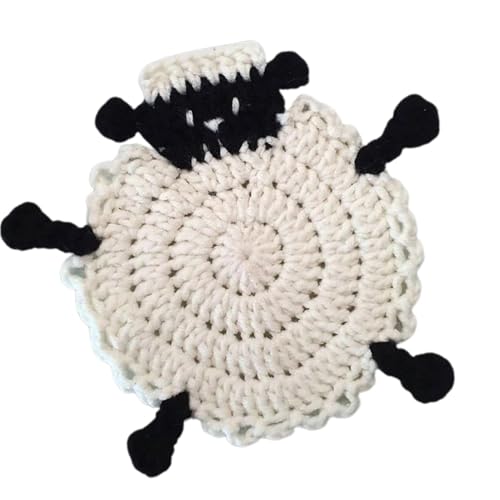 Anulely Niedlicher Getränkeuntersetzer für Couchtisch, gestrickter Tisch-Schreibtisch-Dekoration, einzigartige Wärmedämmung, gewebter Untersetzer für Familie, Freunde, Kollegen Anulely Niedlicher Getränkeuntersetzer für Couchtisch, gestrickter Tisch-Schreibtisch-Dekoration, einzigartige Wärmedämmung, gewebter Untersetzer für Familie, Freunde, Kollegen von Anulely