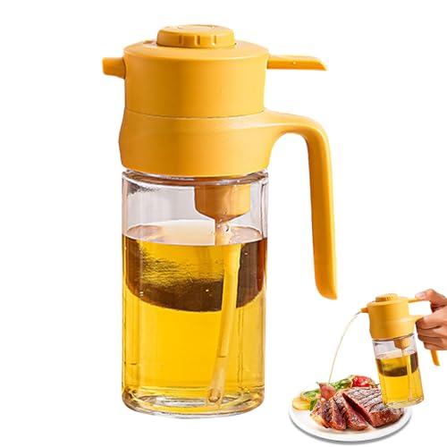 Anulely Ölspender für die Küche – Ölglasspender, Lebensmittelqualität, zum Aufdrücken, transparent, präziser Ausgießer, hohe Kapazität, nachfüllbar, auslaufsicher, für Gewürze, Braten von kaltem Salat Anulely Ölspender für die Küche – Ölglasspender, Lebensmittelqualität, zum Aufdrücken, transparent, präziser Ausgießer, hohe Kapazität, nachfüllbar, auslaufsicher, für Gewürze, Braten von kaltem Salat von Anulely