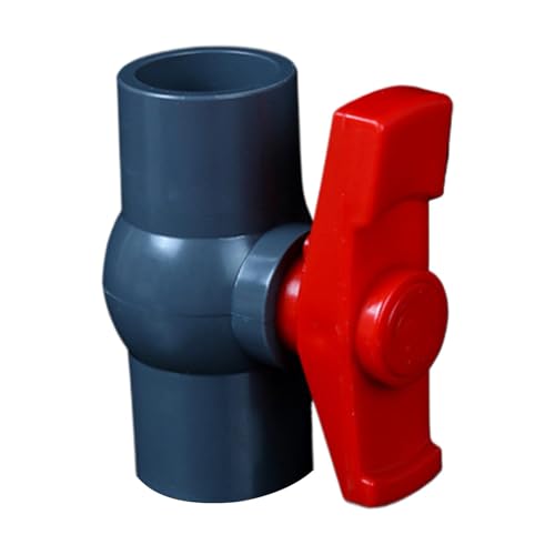 Anulely PVC-Absperrventil, vielseitiger Griff, Kugelhahn, Gleitbuchse, Kugelhahn, stabile Rohrverschraubungen, Vollkugelhahn für Wasserkontrolle von Anulely