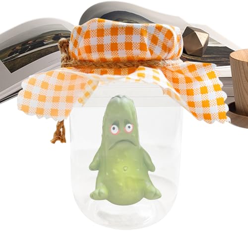 Anulely Pickles-Skulptur, lustige Essiggurken-Statue mit Glas, Sammlerstück-Figuren bieten emotionale Unterstützung für Couchtisch, Nachttisch Anulely Pickles-Skulptur, lustige Essiggurken-Statue mit Glas, Sammlerstück-Figuren bieten emotionale Unterstützung für Couchtisch, Nachttisch von Anulely
