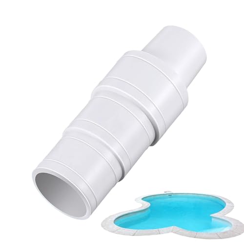 Anulely Poolschlauchadapter | 1-1/4 Zoll Schlauchverbinder Vakuumschlaucharmaturen – Pool-Vakuumschlauchadapter, Schlauchverbindungsgelenk, Pool-Wartungswerkzeuge für die meisten Pools von Anulely