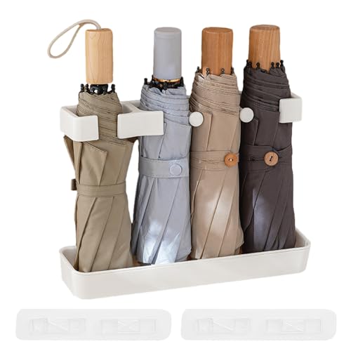 Anulely Regenschirm-Aufbewahrungsbehälter, auslaufsicher, Regal, Regenschirm-Organizer, schlichtes Design, Regenschirm-Unterstützung für Eingang, Wohnzimmer, Schlafzimmer, Büro von Anulely