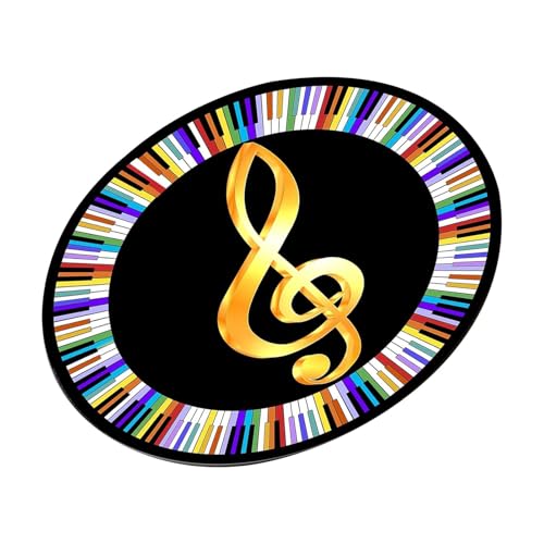 Anulely Runder Schlagzeug-Teppich, schalldichter Bassdrum-Teppich, rutschfestes Schlagzeug-Zubehör, 140 cm, schallabsorbierender Teppich für Schlagzeug, Jazz-Trommel, Klavier, elektronische Tastaturen Anulely Runder Schlagzeug-Teppich, schalldichter Bassdrum-Teppich, rutschfestes Schlagzeug-Zubehör, 140 cm, schallabsorbierender Teppich für Schlagzeug, Jazz-Trommel, Klavier, elektronische Tastaturen von Anulely