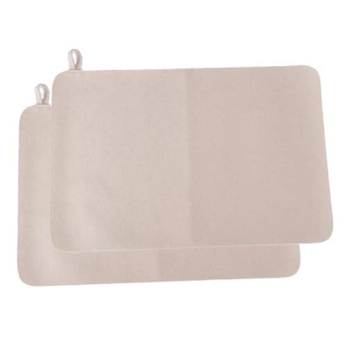 Anulely Sauna-Sitzkissen – 2 x weiche Filz-Dampfsauna-Bodenmatte, Wärmedämmungsmatte, Bankschoner-Pad, wasserabsorbierend für Sauna, Bad, Duschraum von Anulely