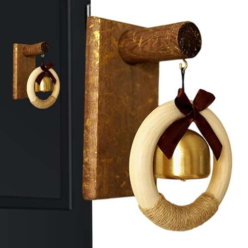 Anulely Shop Keeper Türklingel – Bogen-Design, Messing-Türklingel, laute Türklingel für Arbeitsplatz, Ladenruhe, klare Klingel, Heimdekoration von Anulely