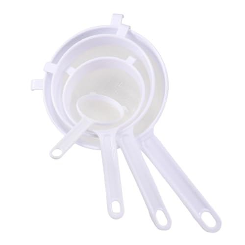 Sieb für Puderzucker | Manuelles Mehlsieb Set Handheld Mehlsieb - Küchensieb Puderzucker Staubwedel Feinmaschiges Sieb mit langem Griff zum Backen Kochen Sieb für Puderzucker | Manuelles Mehlsieb Set Handheld Mehlsieb - Küchensieb Puderzucker Staubwedel Feinmaschiges Sieb mit langem Griff zum Backen Kochen von Anulely