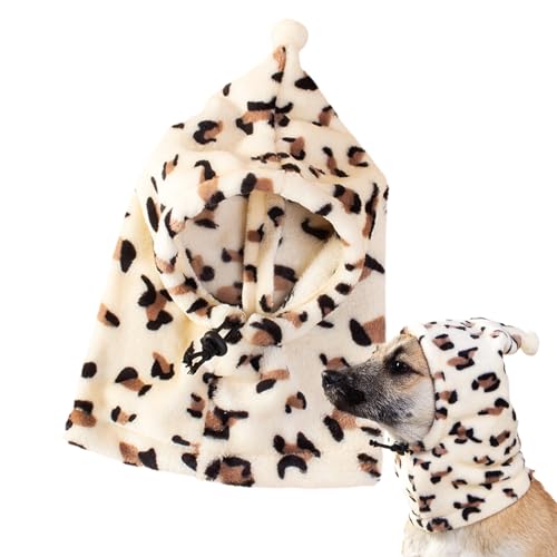Anulely Snood für Hunde,Hundehalswärmer - Weicher, Warmer Leoparden-Schlauchschal für Hunde | Hundeschal für kaltes Wetter, für Hunde, Katzen, Kaninchen, Chinchillas, für Partys, Weihnachtsfeiern Anulely Snood für Hunde,Hundehalswärmer - Weicher, Warmer Leoparden-Schlauchschal für Hunde | Hundeschal für kaltes Wetter, für Hunde, Katzen, Kaninchen, Chinchillas, für Partys, Weihnachtsfeiern von Anulely