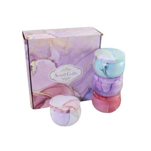 Anulely Sojawachs-Aromatherapie-Kerzen, 4 Stück, Duftkerzen, Reise-Glas-Kerzen, romantische Deko-Kerzen für Männer und Frauen, Zuhause, Reisen, Entspannen Anulely Sojawachs-Aromatherapie-Kerzen, 4 Stück, Duftkerzen, Reise-Glas-Kerzen, romantische Deko-Kerzen für Männer und Frauen, Zuhause, Reisen, Entspannen von Anulely