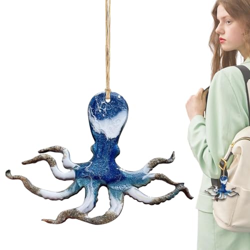 Anulely Sommer-Baumschmuck, Meerestier-Ausschnitte, Auto-Innendekoration, Sommer-Küstenanhänger für Wand, Baum, Fenster, Auto Anulely Sommer-Baumschmuck, Meerestier-Ausschnitte, Auto-Innendekoration, Sommer-Küstenanhänger für Wand, Baum, Fenster, Auto von Anulely