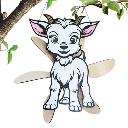Anulely Spinner für Hof und Garten – Spinners Courtyard Art Decoration – Tier Cartoon Windspiel Rasen Ornamente Charmante Garten Windmühle von Anulely
