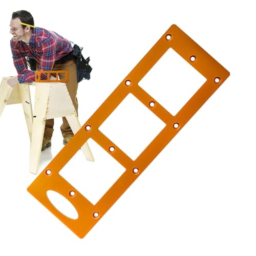 Anulely Steckdosen Wanddosen Montagewinkel Schablone | Wanddosen Montage mit - Wanddosen Montage für Kleiderschrank Steckdose, Hintergrund Wandsteckdose von Anulely
