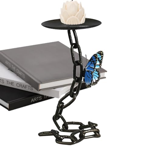 Anulely Teelichthalter, Schmetterlings-Eisenkette, Kerzenhalter für Kerzenständer, Kerzenhalter, Tafelaufsätze für Esstisch Anulely Teelichthalter, Schmetterlings-Eisenkette, Kerzenhalter für Kerzenständer, Kerzenhalter, Tafelaufsätze für Esstisch von Anulely