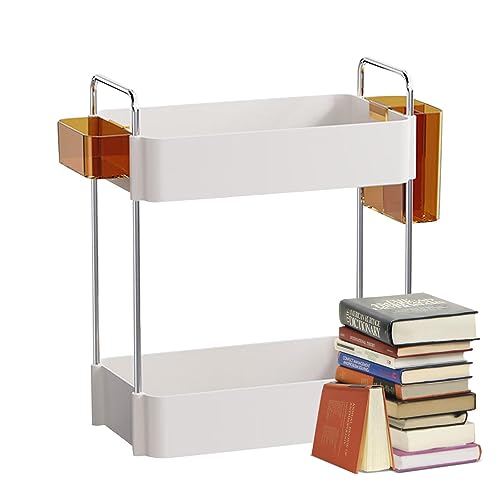 Anulely Tischregal für Kleinteile, doppellagiges Regal, tragbarer Badezimmer-Arbeitsplatten-Organizer, stapelbarer Schrank-Organizer für Büros, Schlafzimmer, Badezimmer, Wohnheim Anulely Tischregal für Kleinteile, doppellagiges Regal, tragbarer Badezimmer-Arbeitsplatten-Organizer, stapelbarer Schrank-Organizer für Büros, Schlafzimmer, Badezimmer, Wohnheim von Anulely
