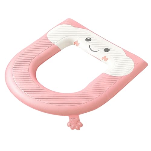 Anulely Toilettensitzauflage, Waschbare Toilettensitzkissen Pads, Toilettensitz mit Seitengriff, Weiche Waschbare Toilettensitzpolster von Anulely