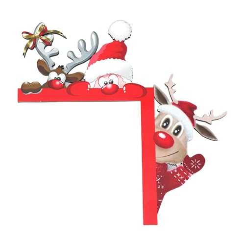 Anulely Tür-Eck-Schild, Ornament, kreative Elch-Form, Tür-Eck-Dekoration, Rahmen-Eck-Dekoration für Wand, Fenster, Handwerk, Türecken-Dekorationen Anulely Tür-Eck-Schild, Ornament, kreative Elch-Form, Tür-Eck-Dekoration, Rahmen-Eck-Dekoration für Wand, Fenster, Handwerk, Türecken-Dekorationen von Anulely