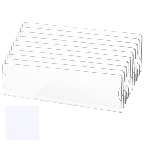 Anulely Türschild-Halter, selbstklebend, Arbeitsplatz-Türschild-Halter, Klassenzimmer-Türschild-Halter mit 20 doppelseitigem Klebeband, transparentes Schild Anulely Türschild-Halter, selbstklebend, Arbeitsplatz-Türschild-Halter, Klassenzimmer-Türschild-Halter mit 20 doppelseitigem Klebeband, transparentes Schild von Anulely