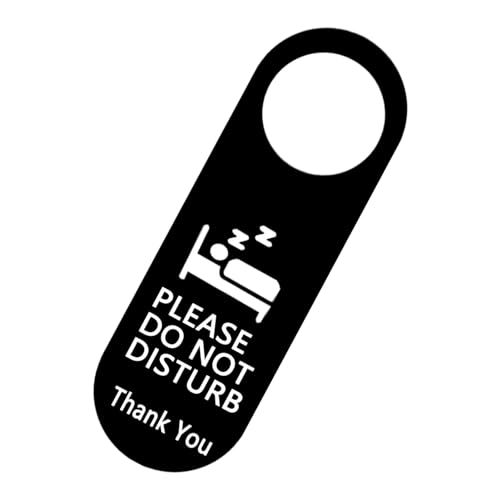 Anulely Türschild mit Aufschrift "Do Not Disturb", Acryl-Türschild, doppelseitig, Meeting-Schild, klarer Druck, Türschild für Spa, Zuhause, Büros, Kliniken, Hotels Anulely Türschild mit Aufschrift "Do Not Disturb", Acryl-Türschild, doppelseitig, Meeting-Schild, klarer Druck, Türschild für Spa, Zuhause, Büros, Kliniken, Hotels von Anulely