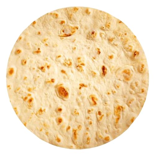 Anulely Überwurfdecke, runde Lebensmitteldecke – bequeme Burritos-Tortilla-Überwurfdecke, lustige, realistische Lebensmitteldecken für Erwachsene und Kinder von Anulely
