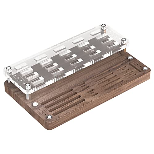 Anulely USB-Organizer – 40 Steckplätze aus Holz für USB-Stick – TF-Kartenbox und USB-Laufwerk, kleiner Kartenhalter, Schreibtisch, Karten-Tragetasche Anulely USB-Organizer – 40 Steckplätze aus Holz für USB-Stick – TF-Kartenbox und USB-Laufwerk, kleiner Kartenhalter, Schreibtisch, Karten-Tragetasche von Anulely