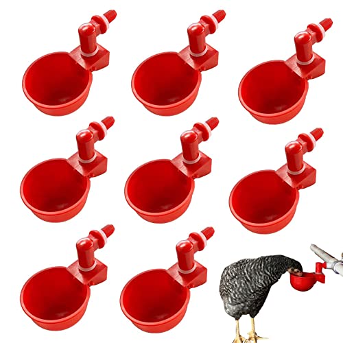 Anulely Wachtelbewässerungsbecher | Hühner-Bewässerungssystem-Set – Hühner-Bewässerungsspender-Set, Entenwasserbecher für Ente, Wachtel Anulely Wachtelbewässerungsbecher | Hühner-Bewässerungssystem-Set – Hühner-Bewässerungsspender-Set, Entenwasserbecher für Ente, Wachtel von Anulely