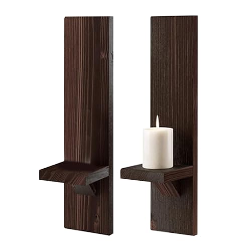 Anulely Wandkerzenhalter | Wandhalterung, Holz-Stumpenkerzenleuchter – Holzwandleuchter, Kerzenhalter, Stumpenkerzenleuchter, Wanddekoration für Wohnzimmer, Schlafzimmer Anulely Wandkerzenhalter | Wandhalterung, Holz-Stumpenkerzenleuchter – Holzwandleuchter, Kerzenhalter, Stumpenkerzenleuchter, Wanddekoration für Wohnzimmer, Schlafzimmer von Anulely