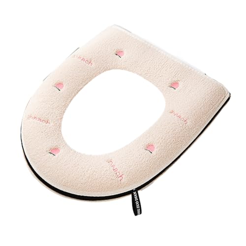Anulely Weicher, dickerer Toilettensitzwärmer, Wärmekissen für Badezimmer, Toilettensitz, Closestool, warmes Toilettensitzkissen für Hotel und Zuhause, Badezimmer von Anulely